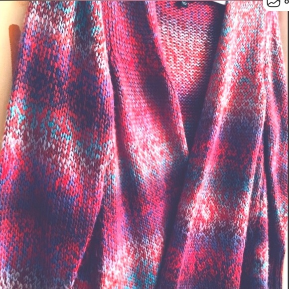 Lane Bryant Multicolor Knit Cardigan 3x - Picture 4 of 7